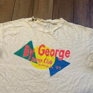 Vintage By George Dance Club 1989 T Shirt Women's‎ Large